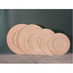 Basswood Plates, Chip Carving