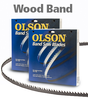 Olson Bandsaw Blades, Flex Back Band Saw Blades These heavy duty, durable, commercial grade band saw blades are for industrial woodworking, diy and professional craftsmen.